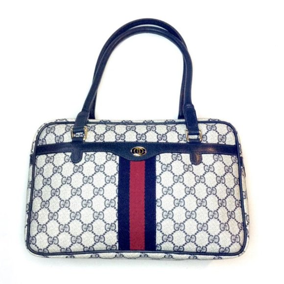 Gucci Handbags - RARE Vintage GUCCI Ophidia Sherry Satchel Business Case